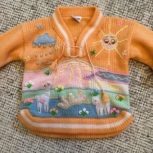 Hand knitted sweater